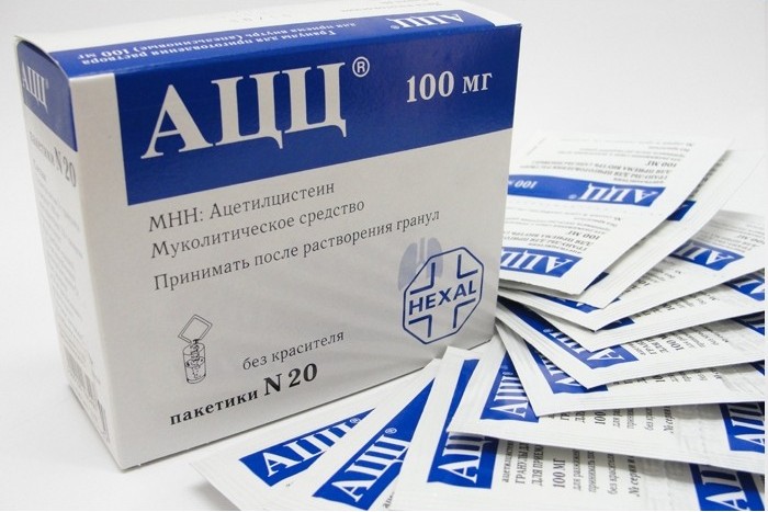 Для лечения синусита назначают муколитические препараты, например, 'АЦЦ' Лечение